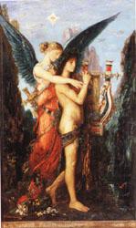 Gustave Moreau Hesiod and the Muse china oil painting image